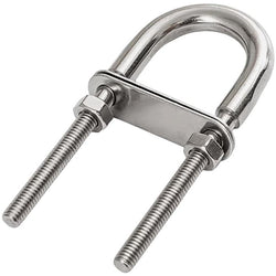 $205.34 - 1Pza, M8x120mm, Acero Inox 304, Perno U Redondo, Rosca Parcial, Plateado., MXIOH-001, Empaque: 7X13X3 cm, 0.160kg, Envío: 0 Días