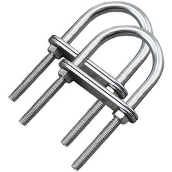 $375.90 - 2Pzas, M6x90mm, Acero Inox 304, Perno U Redondo, Plateado., MXIXG-002, Empaque: 6X10X2 cm, 0.162kg, Envío: 0 Días