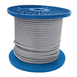 $3579.22 - Cable Acero Galv. Forrado PVC de 1/4"Ø,6x19hilos,TorcidoDerecho,50mxRollo, MXLPV-006, Empaque: 50X30X30 cm, 3.4kg, Envío: 10 Días