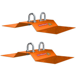 $5940.56 - 2Pzas, Lámina Galvanizada, Resistencia Ruptura 2.5Ton, Calibre 16, Naranja., MXSRJ-002, Empaque: 42X8X21 cm, 3kg, Envío: 10 Días