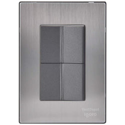 $81.96 - 1Pza, Apagadorx2, 125-250VCA, 10A, 50/60Hz, Plateado/Oxford, Acero Inoxidable/PC., MXIXM-001, Empaque: 9X14X6 cm, 0.090kg, Envío: 0 Días