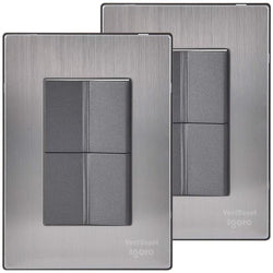 $148.92 - 2Pzas, Apagadorx2, 125-250VCA, 10A, 50/60Hz, Plateado/Oxford, Acero Inoxidable/PC., MXIXM-002, Empaque: 9X14X12 cm, 0.180kg, Envío: 0 Días