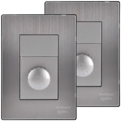 $223.94 - 2Pzas, Dimmer, 127VCA, 60Hz, Plateado, Acero Inoxidable/PC., MXIUL-002, Empaque: 9X14X12 cm, 0.180kg, Envío: 0 Días