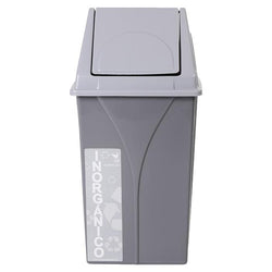 $298.58 - 1Pza, 20L, 30x30cm boca, 59cm altura con tapa, Polietileno/Polipropileno, Color Gris, Tapa Gris., MXECJ-001, Empaque: 30X41X30 cm, 0.5kg, Envío: 0 Días