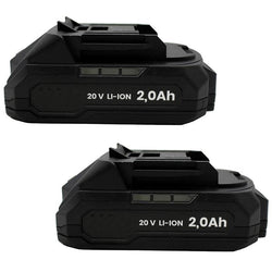 $830.93 - 2Pzas, Litio-Ion, Luz LED, Capacidad: 2Ah, 20V, Negro. , MXZDA-002, Empaque: 15X15X16 cm, 0.90kg, Envío: 8 Días