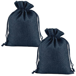 $48.74 - 2Pzas, Marine, 10x14cm, Bolsa de Lino Yute., MXJMA-002, Empaque: 11X15X1 cm, 0.01kg, Envío: 0 Días