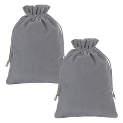 $55.26 - 2Pzas, Gris, 7.2x9cm, Terciopelo, Bolsa Organza., MXVGY-002, Empaque: 8X 10X 1 cm, 0.01kg, Envío: 0 Días