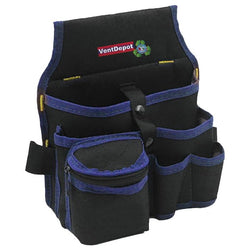 $295.55 - 1 pza, 5 Bolsillos, 2 Asas, Poliéster, Negro/Azul , MXTOE-001, Empaque: 23X15X10 cm, 0.158kg, Envío: 0 Días