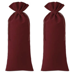$133.69 - 2Pzas, Vino, 15x35cm, Terciopelo, Bolsa de Botella., MXNGP-002, Empaque: 16X 36X 1 cm, 0.01kg, Envío: 0 Días