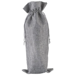 $62.13 - 1Pza, Gray, 15x35cm, Lino, Bolsa de Botella., MXVYG-001, Empaque: 16X36X1 cm, 0.01kg, Envío: 0 Días