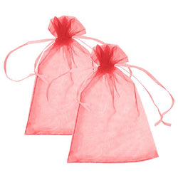 $19.61 - 2Pzas, Rojo, 5x7cm, Tela, Bolsa Organza., MXPDR-002, Empaque: 5X7X1 cm, 0.005kg, Envío: 0 Días