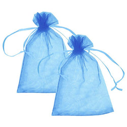 $19.61 - 2Pzas, Azul Claro, 5x7cm, Tela, Bolsa Organza., MXPAZ-002, Empaque: 5X7X1 cm, 0.005kg, Envío: 15 Días