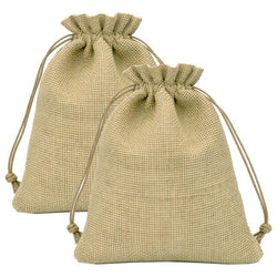 $39.87 - 2Pzas, Natural, 10x14cm, Bolsa de Lino Yute., MXJAA-002, Empaque: 11X15X1 cm, 0.01kg, Envío: 0 Días