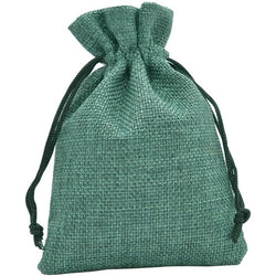 $31.88 - 1Pza, Verde Oscuro, 10x14cm, Bolsa de Lino Yute., MXJSV-001, Empaque: 11X15X1 cm, 0.01kg, Envío: 0 Días