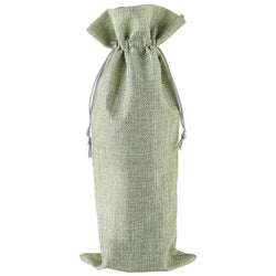 $62.13 - 1Pza, Verde Claro, 15x35cm, Lino, Bolsa de Botella., MXIHV-001, Empaque: 16X36X1 cm, 0.01kg, Envío: 0 Días