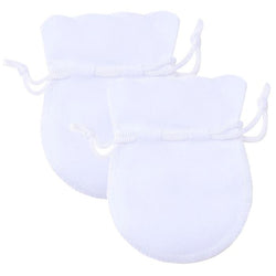 $56.38 - 2Pzas, Blanco, 7x9cm, Terciopelo, Bolsa en Forma de Calabaza., MXYWV-002, Empaque: 8X10X1 cm, 0.01kg, Envío: 0 Días