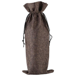 $75.34 - 1Pza, Café, 15x35cm, Lino, Bolsa de Botella., MXEEF-001, Empaque: 16X36X1 cm, 0.01kg, Envío: 0 Días