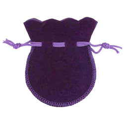 $35.68 - 1Pza, Morado, 7x9cm, Terciopelo, Bolsa en Forma de Calabaza., MXTPV-001, Empaque: 8X10X1 cm, 0.01kg, Envío: 0 Días