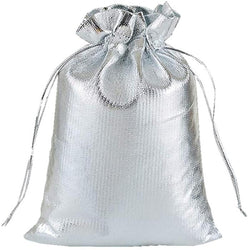 $21.82 - 1Pza, Plata, 7x9cm, Tela, Bolsa Organza., MXVLS-001, Empaque: 7X9X1 cm, 0.005kg, Envío: 0 Días