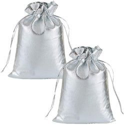 $27.80 - 2Pzas, Plata, 7x9cm, Tela, Bolsa Organza., MXVLS-002, Empaque: 7X9X1 cm, 0.005kg, Envío: 0 Días