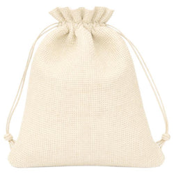 $37.64 - 1Pza, Crema, 10x14cm, Bolsa de Lino Yute., MXJEG-001, Empaque: 11X15X1 cm, 0.01kg, Envío: 0 Días
