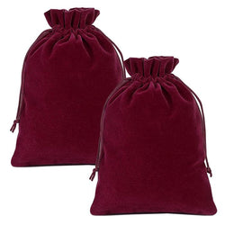 $52.80 - 2Pzas, Vino, 7.2x9cm, Terciopelo, Bolsa Organza., MXVCM-002, Empaque: 8X 10X 1 cm, 0.01kg, Envío: 0 Días