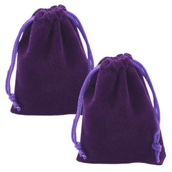 $55.26 - 2Pzas, Morado, 7.2x9cm, Terciopelo, Bolsa Organza., MXNVP-002, Empaque: 8X 10X 1 cm, 0.01kg, Envío: 0 Días