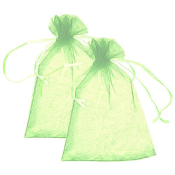 $19.90 - 2Pzas, Verde Claro, 5x7cm, Tela, Bolsa Organza., MXPNL-002, Empaque: 5X7X1 cm, 0.005kg, Envío: 0 Días