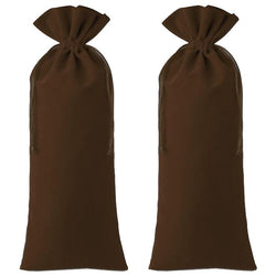 $133.69 - 2Pzas, Marrón, 15x35cm, Terciopelo, Bolsa de Botella., MXNGB-002, Empaque: 16X 36X 1 cm, 0.01kg, Envío: 0 Días