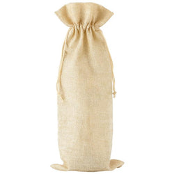 $75.34 - 1Pza, Beige Amarillo, 15x35cm, Lino, Bolsa de Botella., MXWYV-001, Empaque: 16X36X1 cm, 0.01kg, Envío: 0 Días