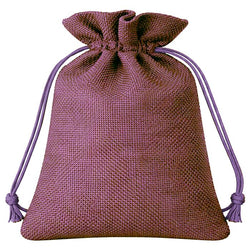 $27.43 - 1Pza, Morado, 10x14cm, Bolsa de Lino Yute., MXJUE-001, Empaque: 11X15X1 cm, 0.01kg, Envío: 0 Días