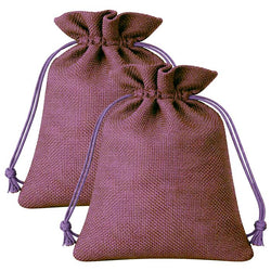 $39.87 - 2Pzas, Morado, 10x14cm, Bolsa de Lino Yute., MXJUE-002, Empaque: 11X15X1 cm, 0.01kg, Envío: 0 Días