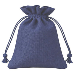 $27.43 - 1Pza, Azul Marino, 10x14cm, Bolsa de Lino Yute., MXROJ-001, Empaque: 11X15X1 cm, 0.01kg, Envío: 0 Días
