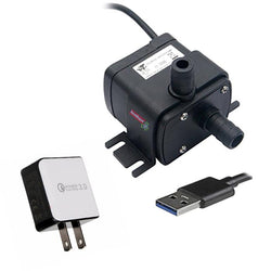 $346.77 - 2.m=72L/hr, 0m=240L/hr, 6W, USB, Entrada 8mm, Salida 8mm, 12V, 100-240V, 60Hz, 1xUSB., MXMPX-001, Empaque: 20X16X15 cm, 1kg, Envío: 0 Días