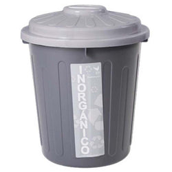 $292.73 - 1 Pza, 22lts, 32x42cm, Polietileno, Color Gris, Tapa Gris., MXRCB-001, Empaque: 40X30X28 cm, 0.8kg, Envío: 0 Días