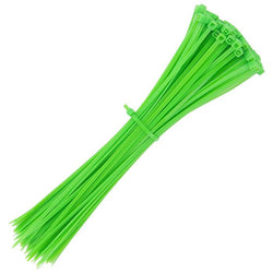 $128.97 - 1Paq, 100Pzas, 20cm, 2.5mm, Verde Claro, Nailon, A prueba de Ácidos, Autoextinguible., MXZCL-001, Empaque: 10X 25X 4 cm, 0.04kg, Envío: 0 Días