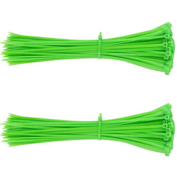 $254.16 - 2Paq, 200Pzas, 20cm, 2.5mm, Verde Claro, Nailon, A prueba de Ácidos, Autoextinguible., MXZCL-002, Empaque: 10X 25X 5 cm, 0.08kg, Envío: 0 Días