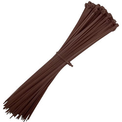 $128.97 - 1Paq, 100Pzas, 20cm, 2.5mm, Marrón, Nailon, A prueba de ácidos, Autoextinguible., MXZCB-001, Empaque: 10X 25X 4 cm, 0.04kg, Envío: 0 Días