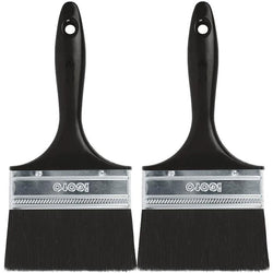 $53.59 - 2Pzas, 4Pulgadas, Cerdas 70%natural 30% sintética, Mango de Polipropileno, Negro., MXBBV-002, Empaque: 23X11X6 cm, 0.240kg, Envío: 8 Días