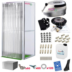 $56171.42 - 1x2.2x1m, Acrílico, 180 personas/hr, Bidón 20L, Botón On/Off, Alta Presión., MXSCB-001, Empaque: 120X240X70 cm, 45kg, Envío: 6 Días