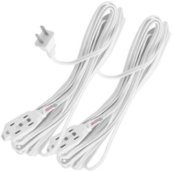 $93.43 - 2Pzas, 2x6m, 16 AWG, 3 Contactos, 127V, 7A, ABS/Cobre, Blanco., MXVLC-002, Empaque: 7X24X10 cm, 0.400kg, Envío: 3 Días