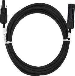 $324.42 - 1Pza  x  5m, Total 5m, C.12, MC4 Macho/Hembra, Negro, Cobre Estaño Cable y Conectores., MXRWB-021, Empaque: 35X35X15 cm, 8.240kg, Envío: 0 Días