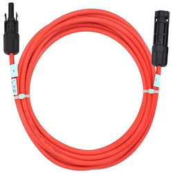 $1625.12 - 5Pzas  x  5m, Total 25m C.12, MC4 Macho/Hembra, Rojo, Cobre Estañado, Cable y Conectores., MXRIX-025, Empaque: 35X35X15 cm, 2.78kg, Envío: 0 Días