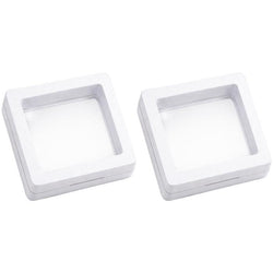 $106.09 - 2Pzas, Blanco, 5x5x2cm, Película de PE Film, Cuadrado, Joyero/Exhibidor., MXEWA-002, Empaque: 7X7X6 cm, 0.033kg, Envío: 0 Días
