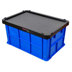 $457.15 - 1 Pza, 15kg, 50x34x27cm,  Apilable, Polietileno, Color Azul/Negro., MXKLB-001, Empaque: 51X28X36 cm, 3kg, Envío: 0 Días