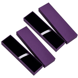 $462.15 - 2Pzas, Morado,17.5x5x2.5cm, Cartón, Joyero., MXPUV-002, Empaque: 17X6X10 cm, 0.064kg, Envío: 0 Días