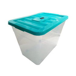 $5709.58 - 10 Pzas, 78 Lt, 54x38x46cm,  Apilable y Anidable, Polipropileno, Color Turquesa., MXXPT-006, Empaque: 56X49X40 cm, 30kg, Envío: 0 Días