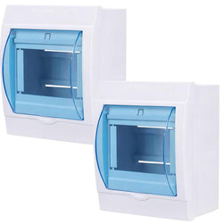 $425.99 - 2Pzas, 3-4 Vías, 100x65x130 mm, Interruptor Tipo Riel (DIN); Plástico, Blanco/Azul., MXSZD-002, Empaque: 11X7X28 cm, 0.254kg, Envío: 20 Días