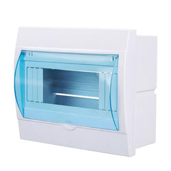$345.32 - 1Pza, 5-8 Vías, 180x65x140 mm, Interruptor tipo Riel (DIN), Plástico, Blanco/Azul., MXSZO-001, Empaque: 19X7X15 cm, 0.260kg, Envío: 20 Días