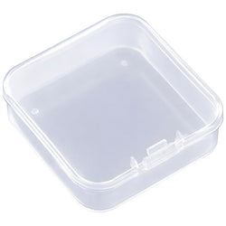 $43.28 - 1Pza, Transparente, 7.5x7.5x2.5cm, Cuadrada, Plástico, Cierre Tipo Clip., MXLMS-001, Empaque: 9X8X3 cm, 0.018kg, Envío: 0 Días